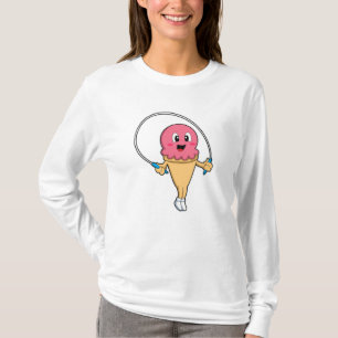 Ice cream at Fitness with Rope T-Shirt