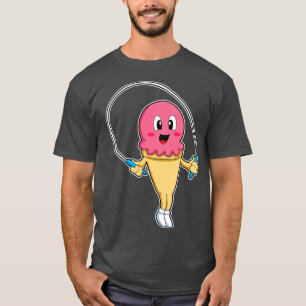Ice cream at Fitness with Rope T-Shirt