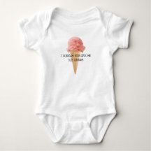 Ice Cream Baby Shower Suit