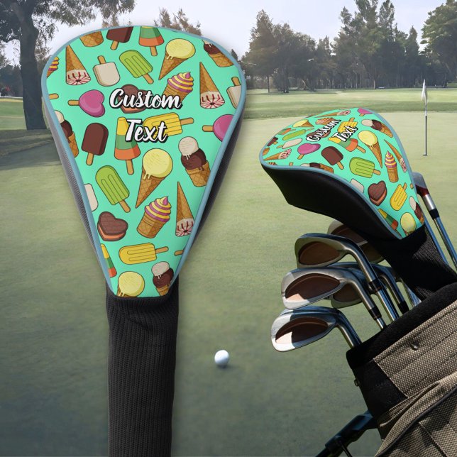 Ice Cream Background Golf Head Cover (Creator Uploaded)