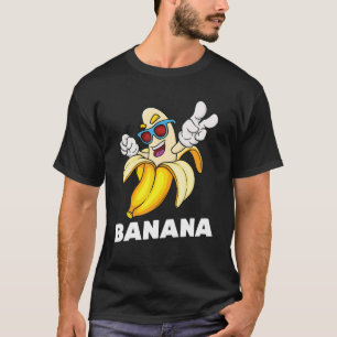 Ice Cream - Banana - Vegetarian - Cute - Gymnast - T-Shirt