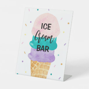 Ice Cream Bar Party Sign - Sundae