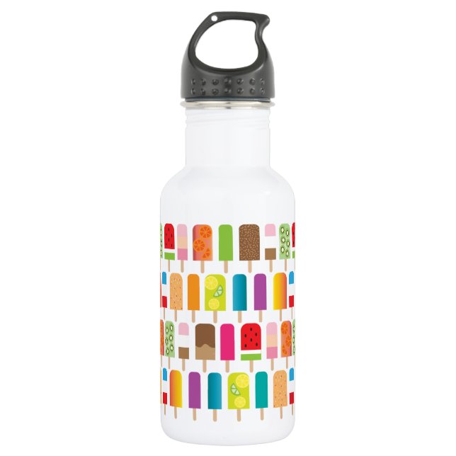 Ice Cream Bars and Popsicles 532 Ml Water Bottle (Front)