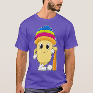 Ice cream Baseball Baseball bat Sports T-Shirt