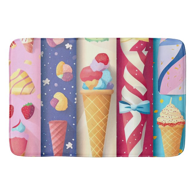 Ice Cream Bath Mat (Front)