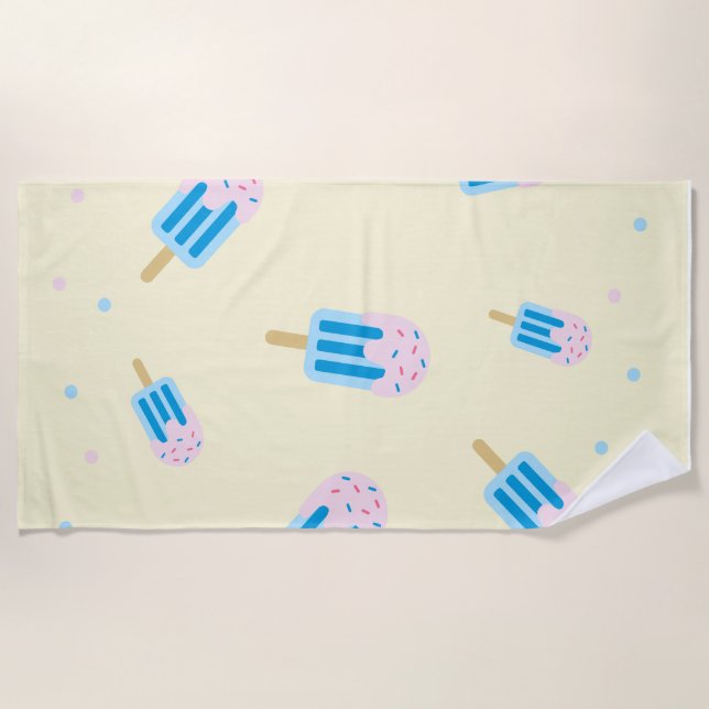 Ice cream beach towel (Front)