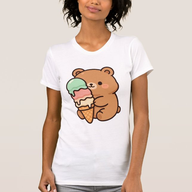 Ice Cream Bear T-Shirt (Front)