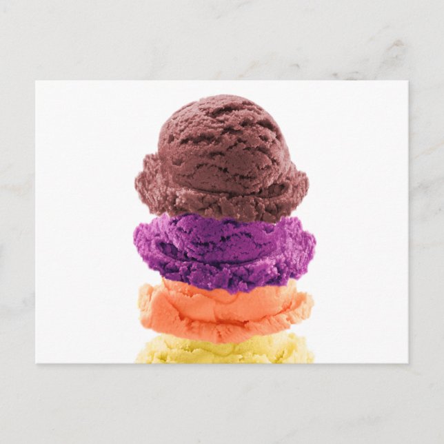 Ice Cream Binge Statement Postcard (Front)