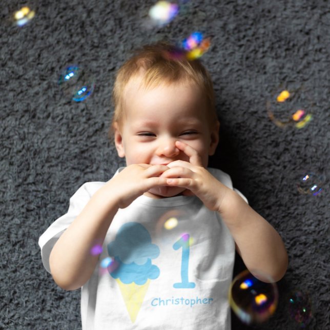 Ice Cream Birthday Baby T-Shirt (Creator Uploaded)