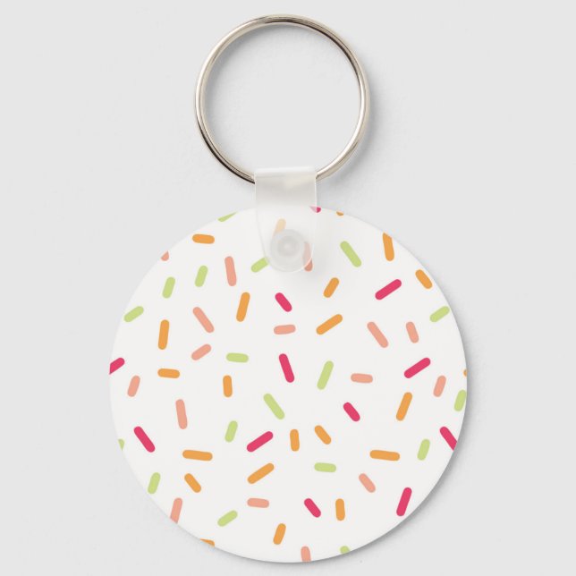 Ice Cream Birthday Party Key Ring (Front)