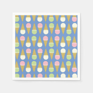 Ice Cream Birthday Party Napkin