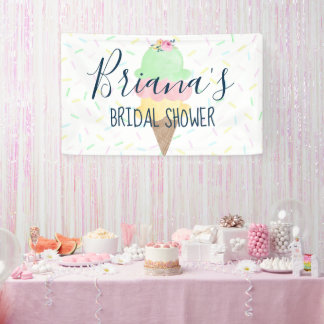 Ice Cream Bridal Shower Banner