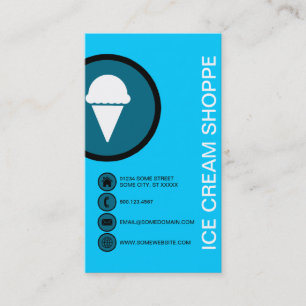 ICE CREAM bubbles Business Card