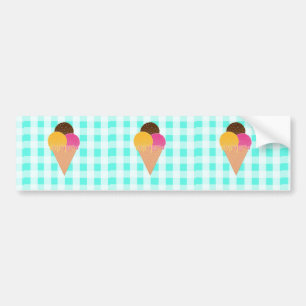 Ice-cream Bumper Sticker