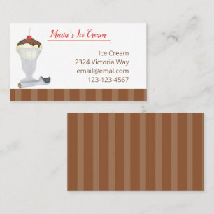 Ice Cream Business Card