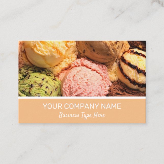 Ice Cream Business Card (Front)