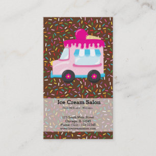 Ice cream business card