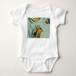 Ice cream cake baby bodysuit