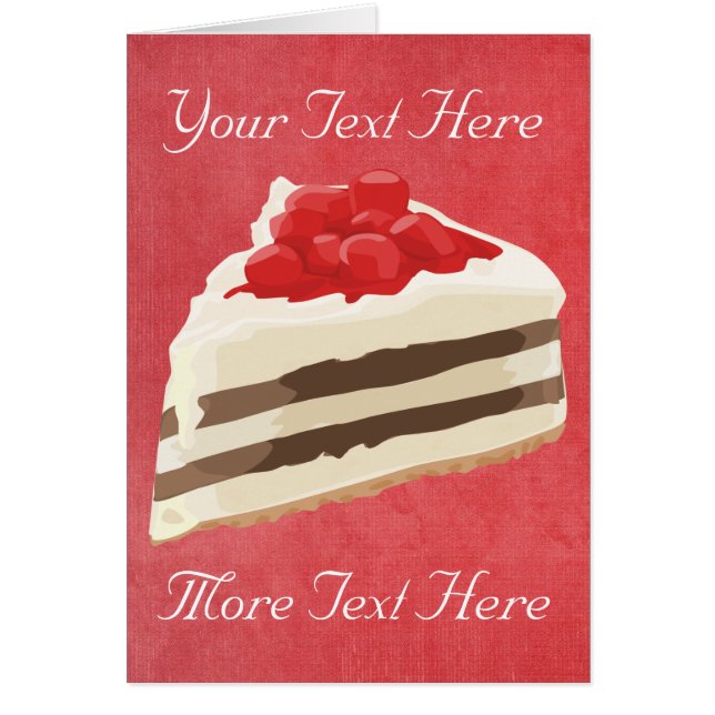 Ice Cream Cake Card (Front)
