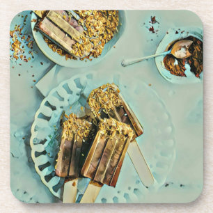 Ice cream cake coaster