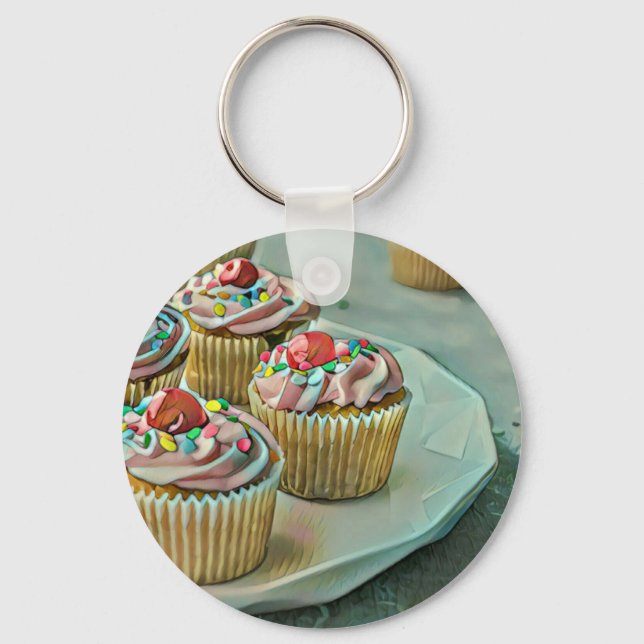 Ice cream cake key ring (Front)