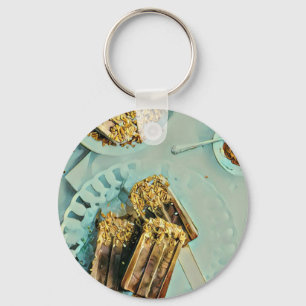 Ice cream cake key ring