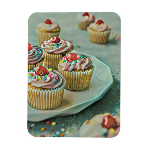 Ice cream cake magnet