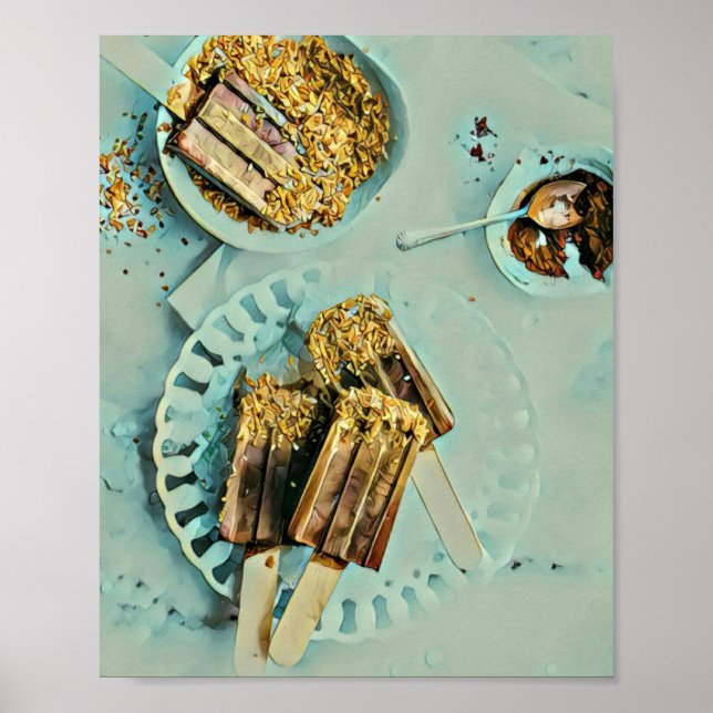 Ice cream cake poster (Front)