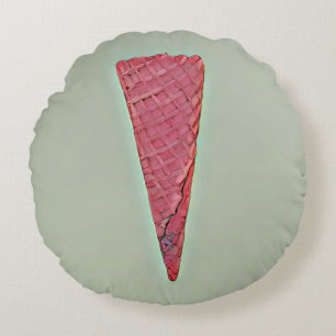 Ice cream cake round cushion