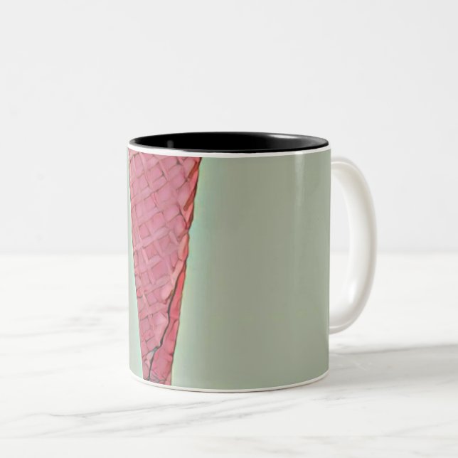 Ice cream cake Two-Tone coffee mug (Front Right)
