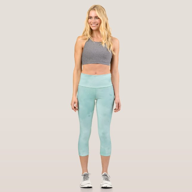 Ice Cream Capri Leggings (Front)