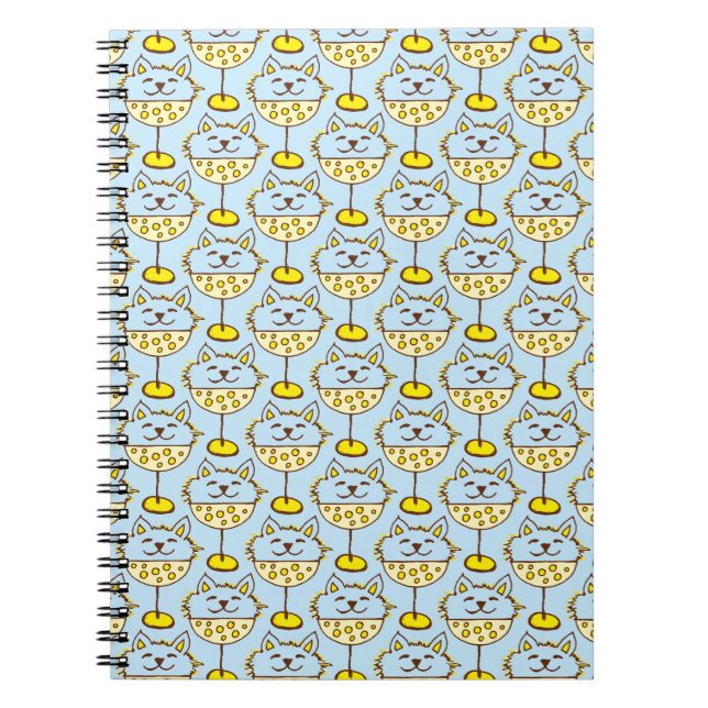 Ice Cream Cats I Spiral Notebook (Front)