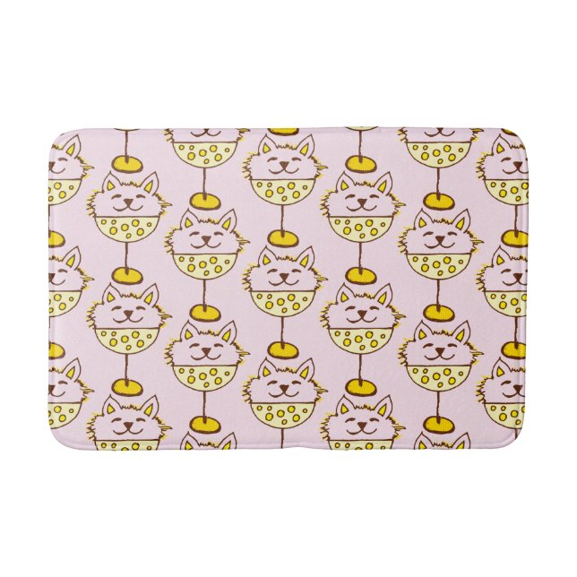 Ice Cream Cats II Bath Mat (Front)