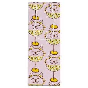 Ice Cream Cats II Wine Gift Bag