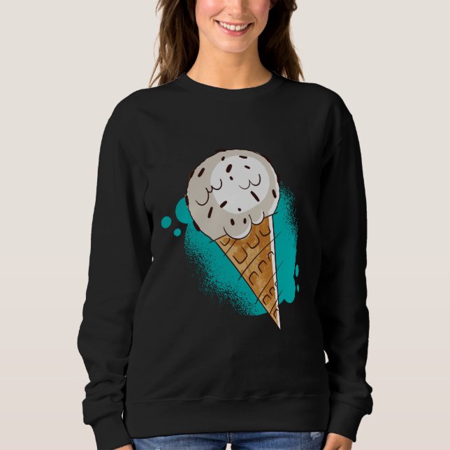 Ice Cream Chocolate Chips Sweatshirt (Front)