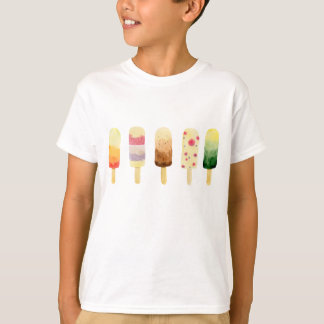 Ice Cream Colourful Watercolor T-Shirt