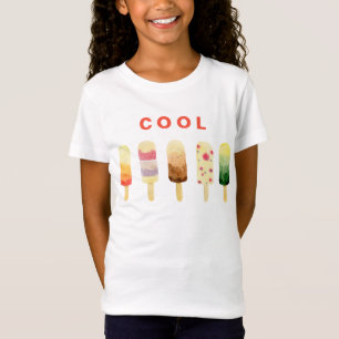 Ice Cream Colourful Watercolor T-Shirt
