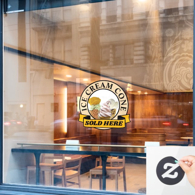 ICE CREAM CONE (Cafe Window)