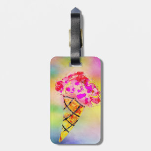 Ice Cream Cone Bag Tag