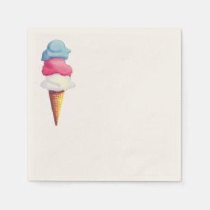 ICE CREAM CONE by SHARON SHARPE Napkin
