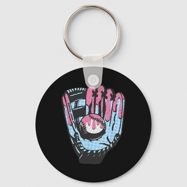 Ice Cream Cone Bysebyll Glove Drip 1  Key Ring (Front)