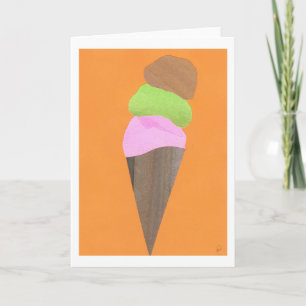 Ice Cream Cone Card