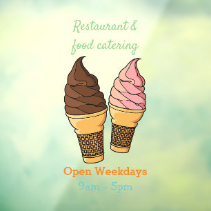 Ice cream cone cartoon illustration
