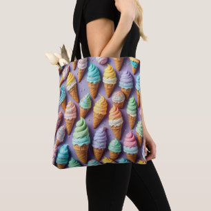 Ice Cream Cone Collection Tote Bag