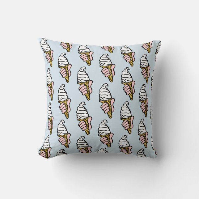 Ice Cream Cone Design Cushion (Front)