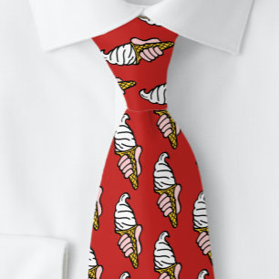 Ice Cream Cone Design Tie