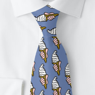 Ice Cream Cone Design Tie