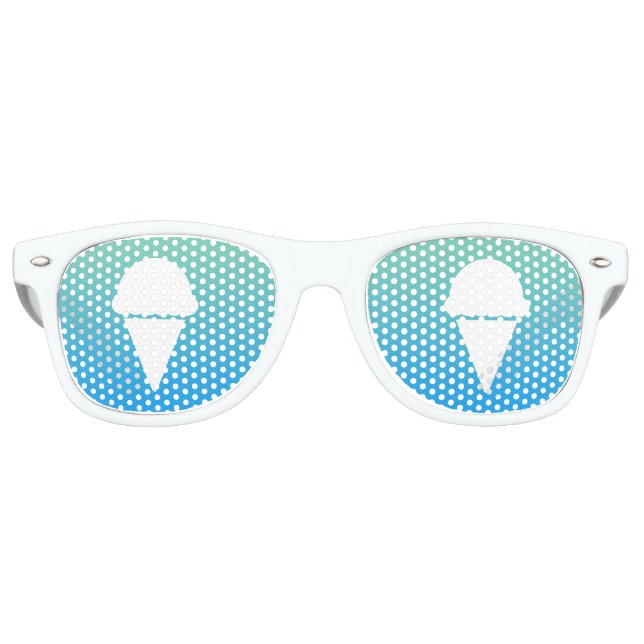 ice cream cone fade retro sunglasses (Front)