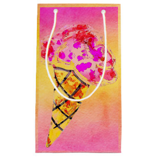 Ice Cream Cone Gift Bag