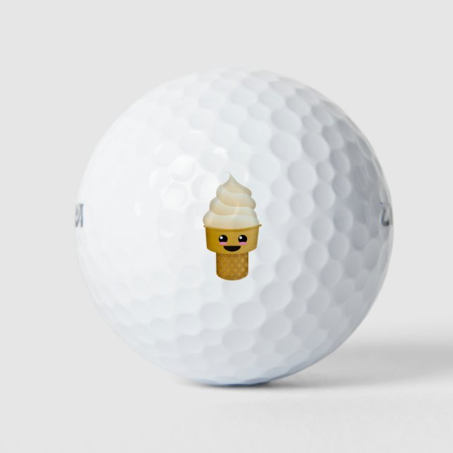 Ice cream cone ! golf balls (Front)